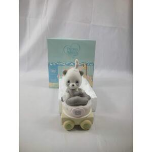 Precious Moments Birthday Train - Age 12 Panda "Give A Grin Let The Fun Begin"